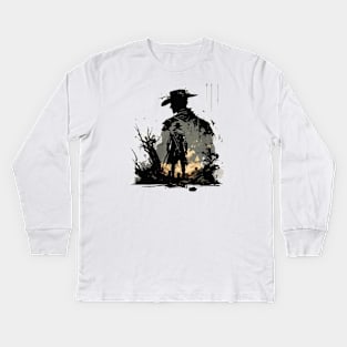 The gunslinger Kids Long Sleeve T-Shirt